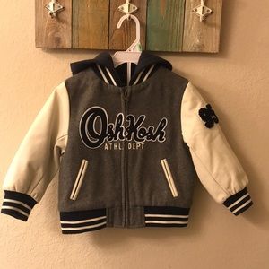 OshKosh letterman jacket 2T